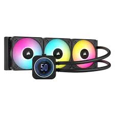 Corsair iCUE H150i ELITE LCD XT 360mm Display Liquid CPU Cooler-black