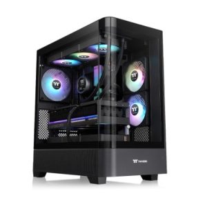 Thermaltake View 290 Curve TG ARGB Mid Tower Case Black Edition