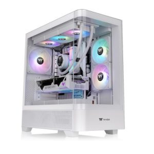 Thermaltake View 290 Curve TG ARGB Mid Tower Case Snow Edition