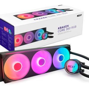 NZXT Kraken Core RGB 360mm AIO Liquid Cooler - Black
