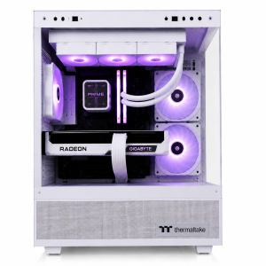 White Plug & Play Gaming PC | AMD RADEON RX 9060XT 16GB | AMD Ryzen 5 7600X | 16GB DDR5 | 1TB NVMe SSD | Windows 11 Pro | 6-Month Warranty