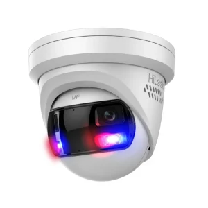 HiLook 6MP All-in-One Fixed Turret Network Camera with Blue & Red Strobe | Audio (ACDC) | IPC-T269-MU/SL