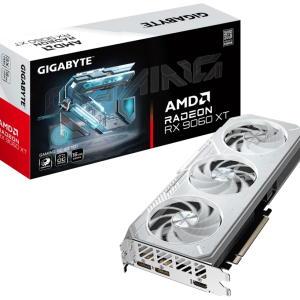 Gigabyte Radeon RX 9060 XT GAMING OC ICE 16G Graphics Card | 16GB GDDR6 | 2048 Stream Processors | PCIe 5.0 | WINDFORCE Cooling